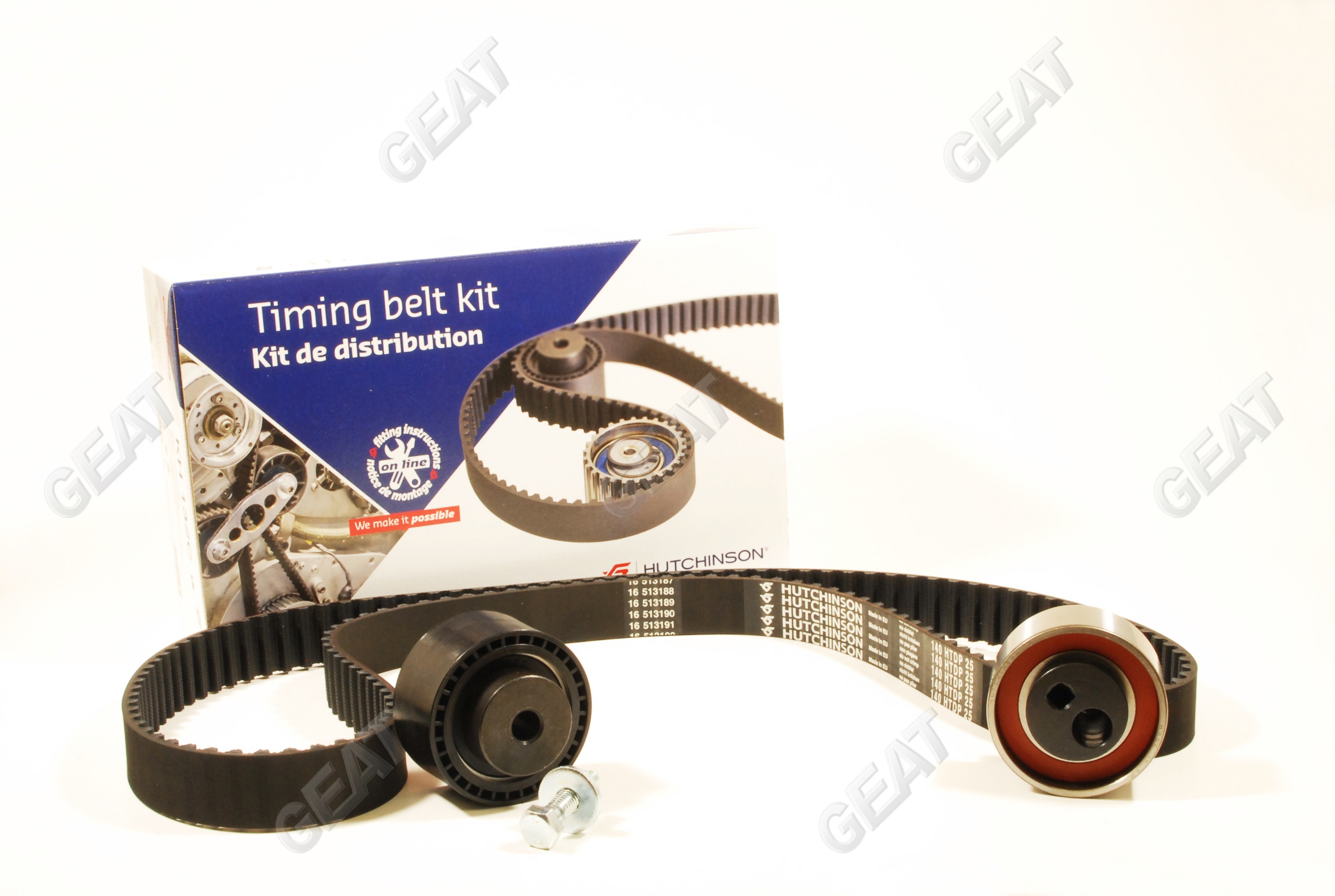 KH72 - KIT.DIST. PEUGEOT 206 - 306 - PARTNER 1.9D - CITROEN